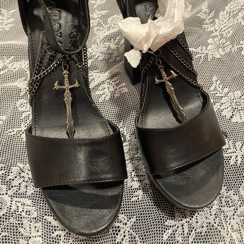 Dolls Kill Gothic Dagger Heels